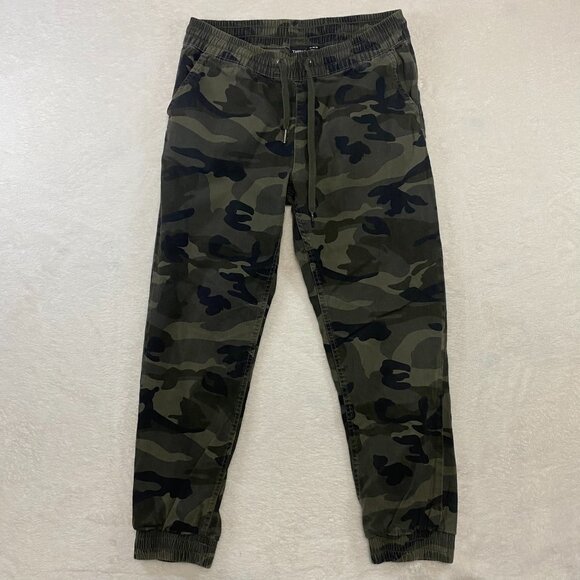 Tattoo Camo Jogger Drawstring Pants Size Medium - Picture 1 of 9